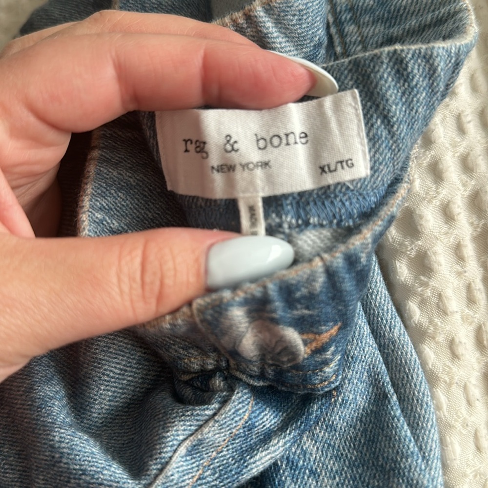 Rag & Bone Miramar Wide Leg Sweatpant "Jeans" in Valentina - Picture 7 of 10